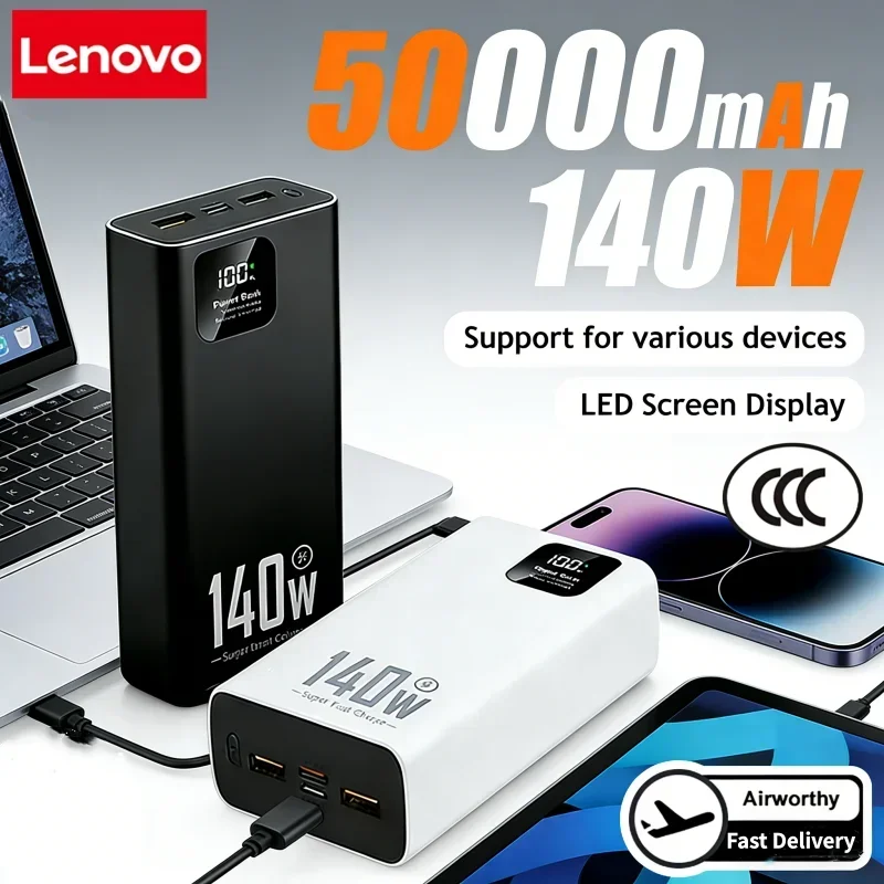 Batería Externa Lenovo de 140W - Solar Emergency Charger reseña y precio