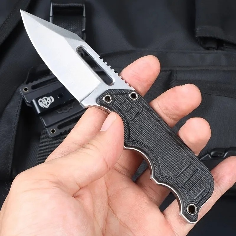 Mini cuchillo de hoja fija con - Bushcraft Knife Fixed reseña y precio