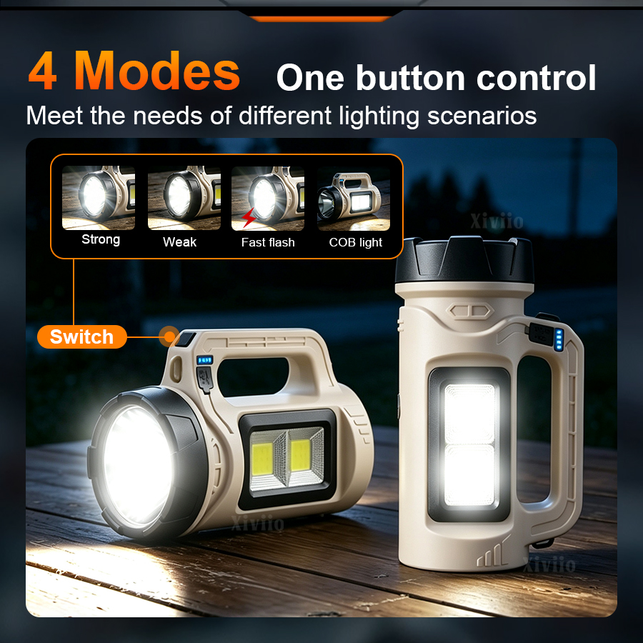 Antorcha LED de mano multiesce - Solar Emergency Charger reseña y precio