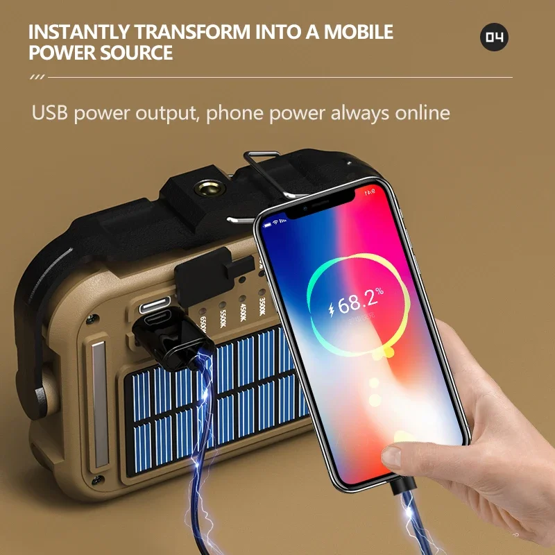 Lámpara de emergencia Solar co - Solar Emergency Charger reseña y precio
