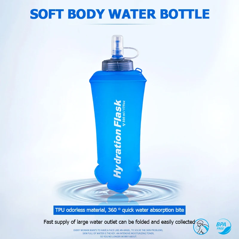 Botella de agua plegable portá - Water Bag Collapsible reseña y precio