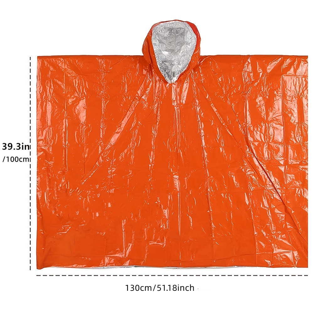 Poncho de lluvia de película d - Emergency Poncho Rain reseña y precio