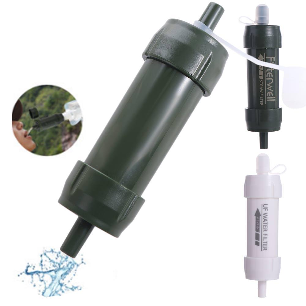 Mini filtro de agua portátil t - Water Purification Straw reseña y precio